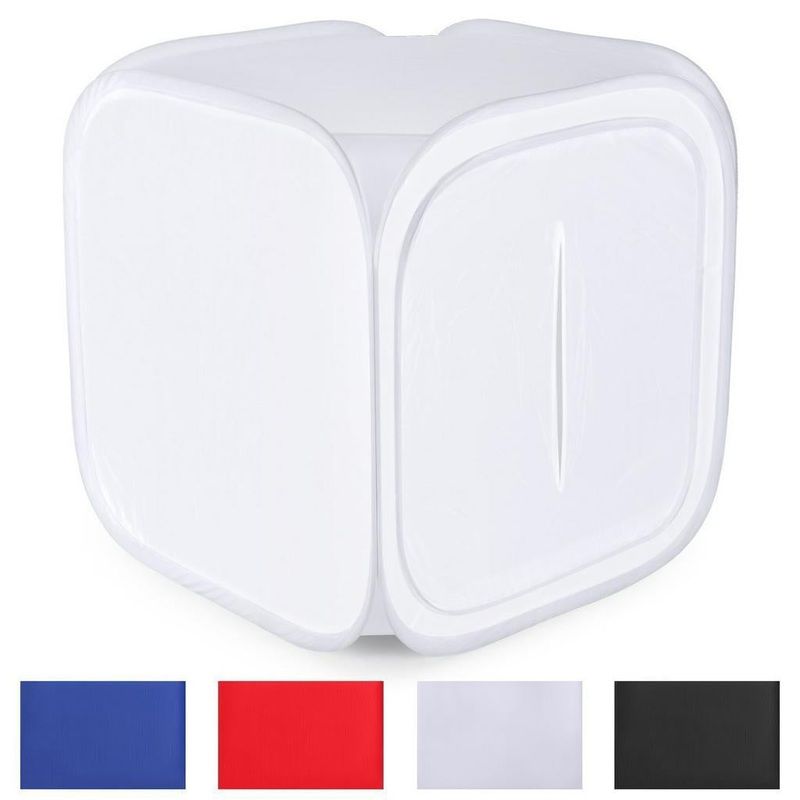 Pxel LT30 30x30cm Light box Tent Softbox Diffuser for Camera Studio Product Photography with 4 Backdrops