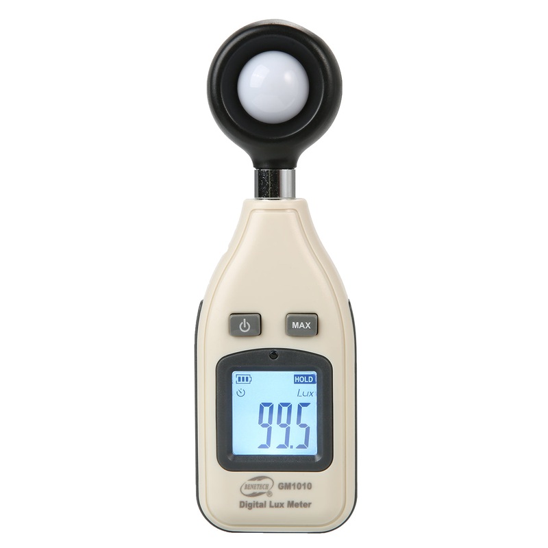 Benetech GM1010 Digital Light Lux Meter Range: 0-200,000 Illuminance Meter