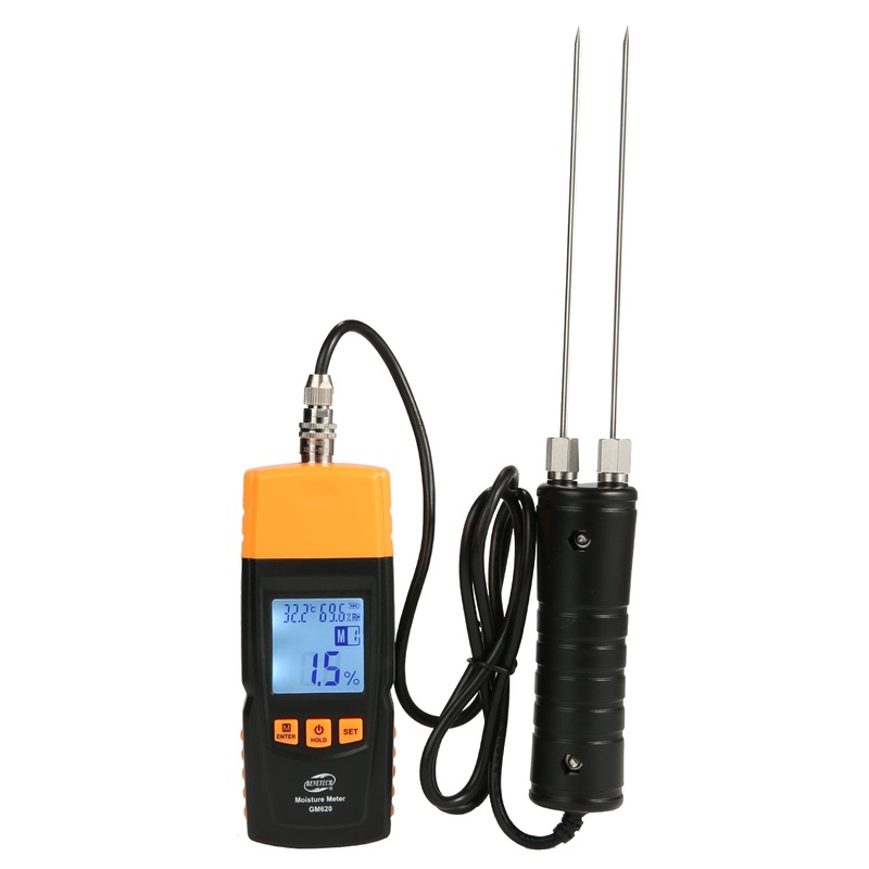 Benetech GM620 Digital LCD Display Wood Moisture Meter 2~70% Humidity Tester Timber Damp Detector portable Meter