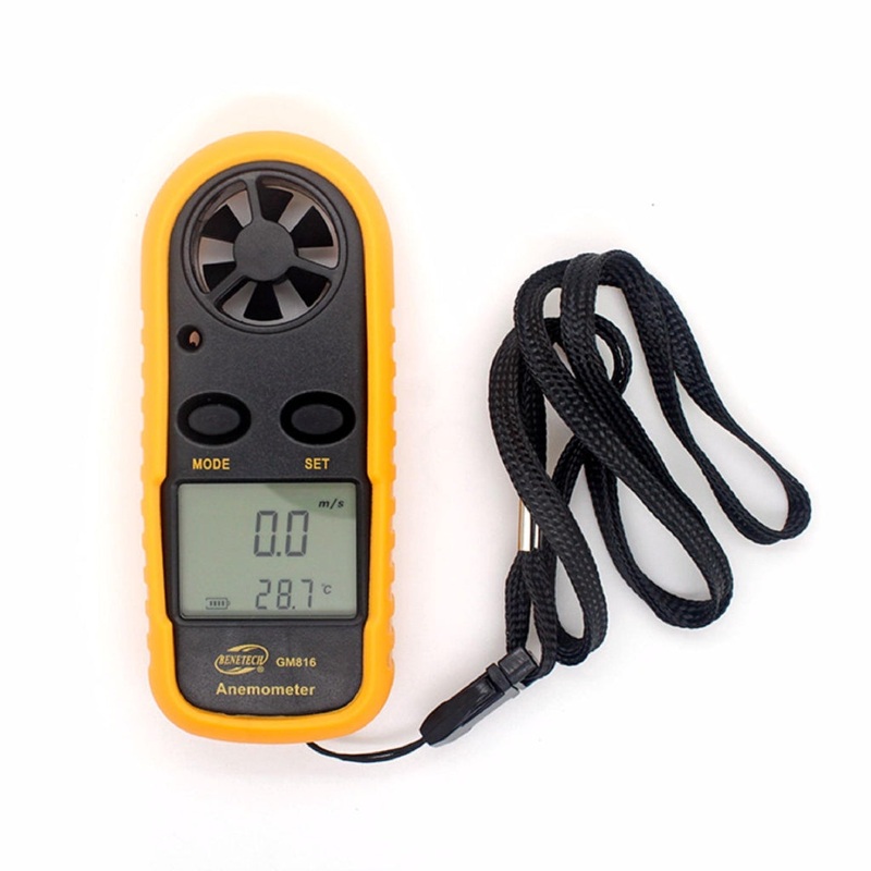 Benetech GM816 Digital Wind Speed Anemometer with Wind Chill Temperature Thermometer Function