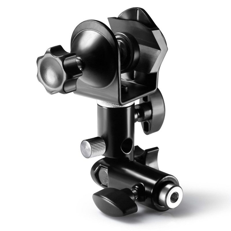 [CLEARANCE] Pxel AA-LS6 U-Clamp Clip Light Stand Bracket Umbrella Reflector Holder