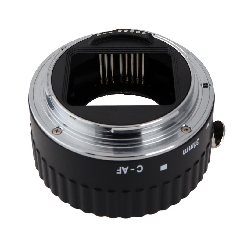 Meike MK-C-AF1-AL Metal Autofocus AF Confirm Macro Extension Tube for Canon EOS DSLR | 13mm 21mm 31mm