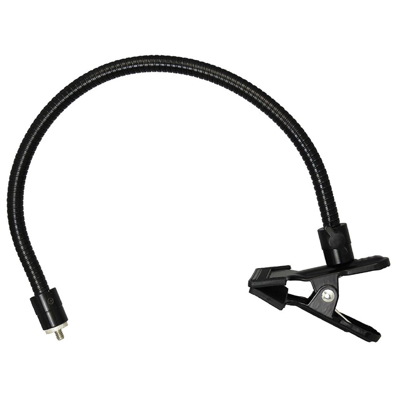 Pxel AA-GN2 50cm Flexible Gooseneck Tube with Heavy Duty Clamp and 1/4 Male Thread