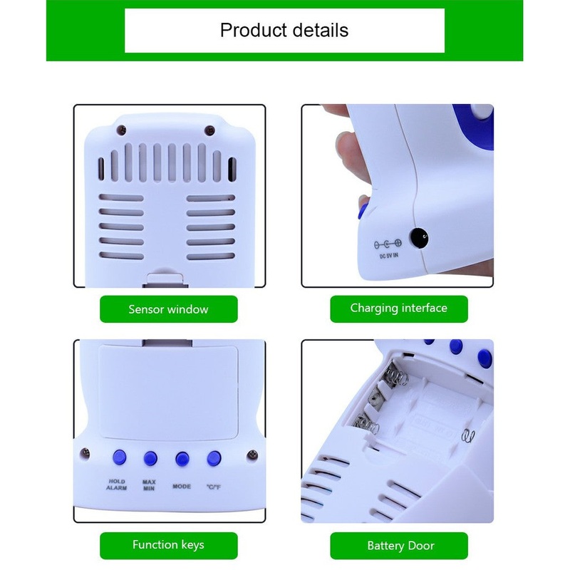 Benetech GM8803 Digital Gas Analyzer Tester Meter Detector Rechargeable PM2.5 PM10 Air Quality Monitor Sensor Pollution