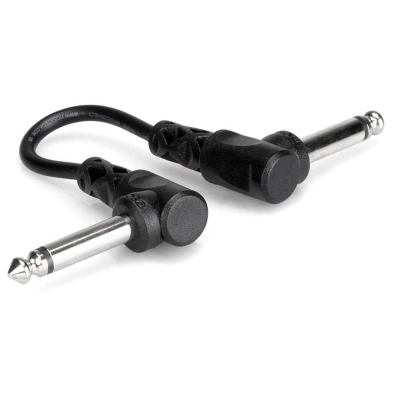 Hosa Technology CFS-112 1/4 Right-Angle Phone Male to 1/4 Right-Angle Phone Male Cable (Molded) – 12