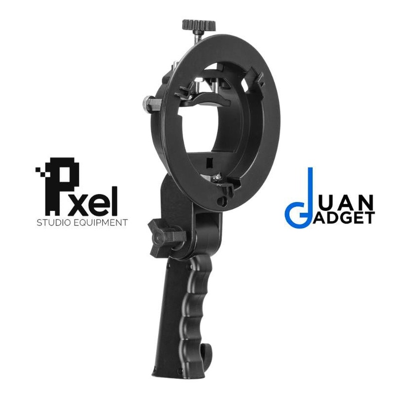 Pxel AA-SB S Bracket Flash Mount with Adjustable Cold Shoe for Bowen Style Softbox