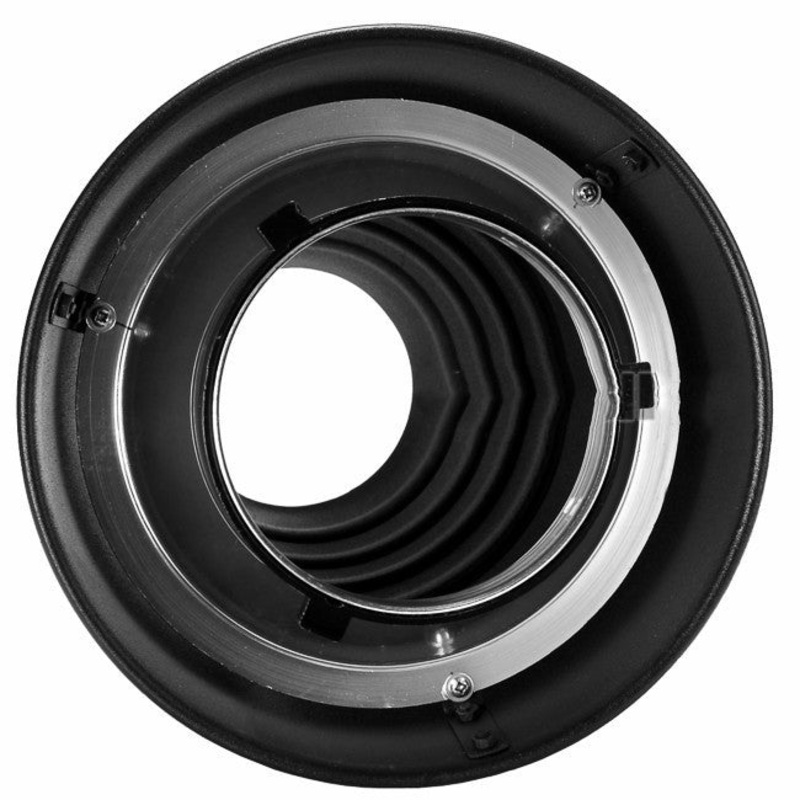 Pxel ST-5BL Metal Conical Snoot with Honeycomb Grid and Gel Filter Kit for Bowens Mount Studio Strobe Monolight Photography Flash