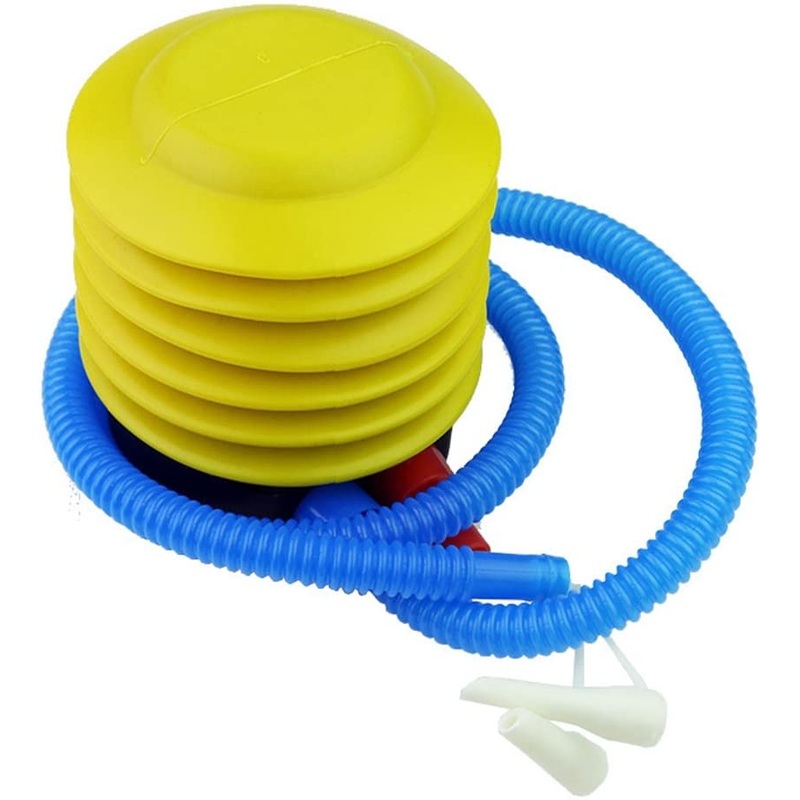 [CLEARANCE] Ucassa Plastic Manual Foot Air Pump with 2 Adaptors for Inflatable Equipment
