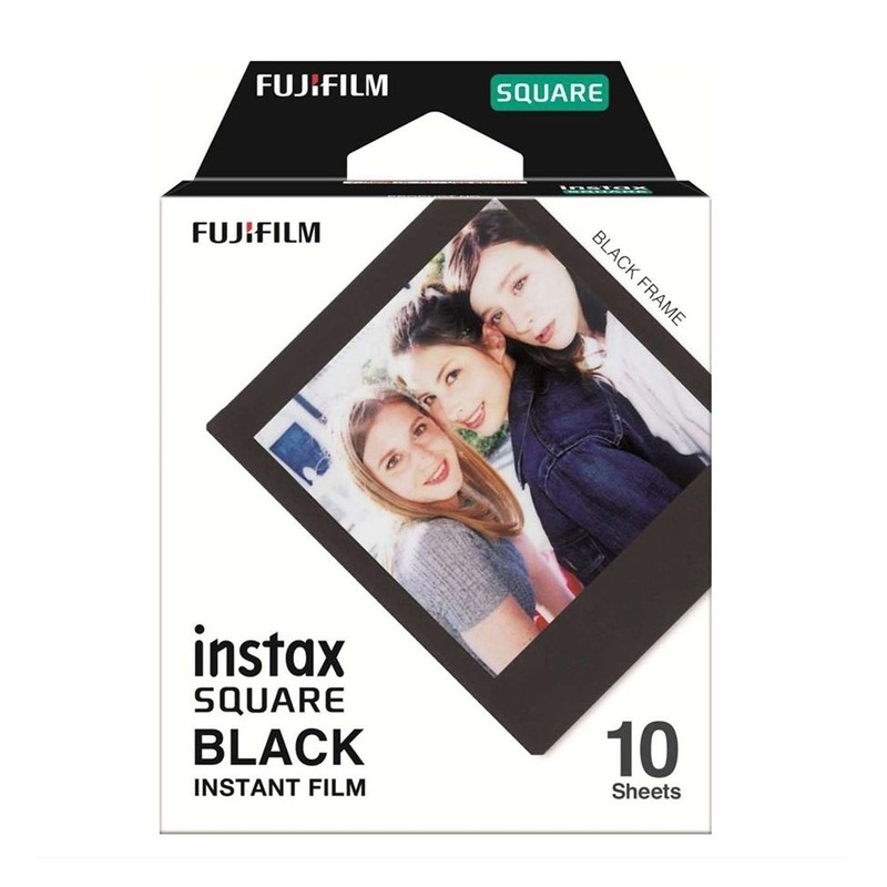 Fujifilm Instax Square Black Frame 10 Sheets Film for Fujifilm instax Square Cameras