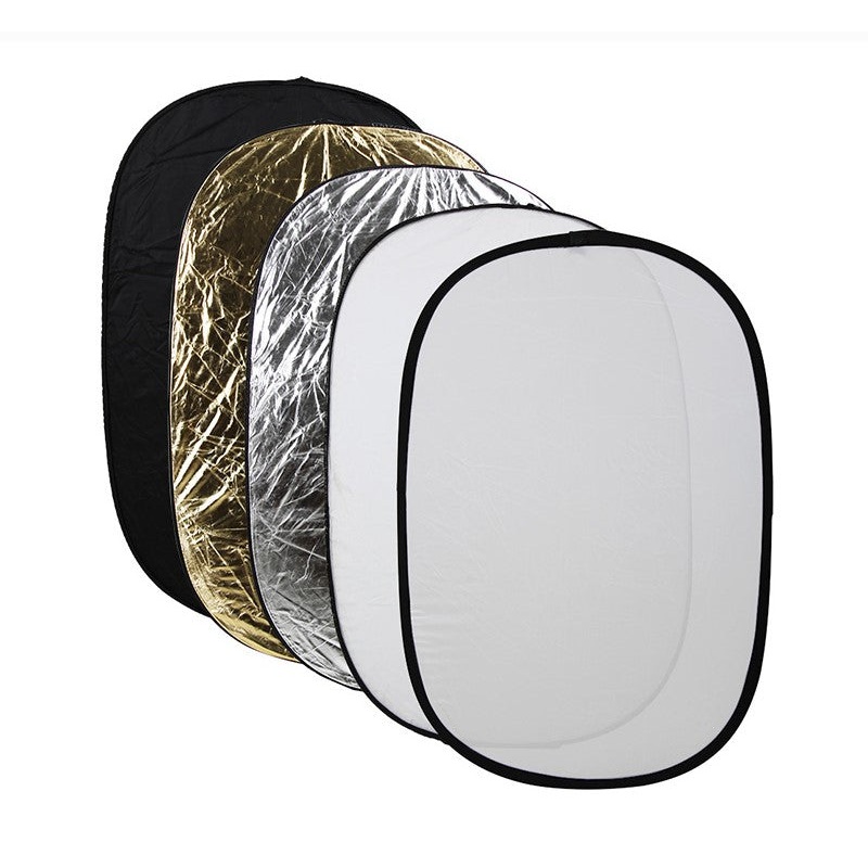 Godox RFT-05-120180 Portable 5 in 1 120CM x 180CM Collapsible Light Round Photography Reflector for Studios, Photo Shoots