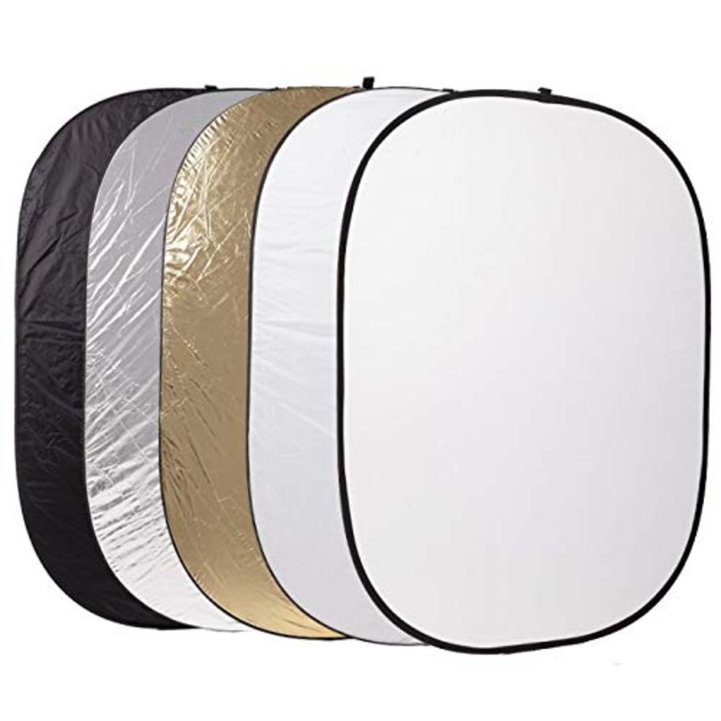 Godox RFT-05-80120 Collapsible 5 in 1 80CM X 120CM Reflector Disc for Photography, Indoor Outdoor Shoots