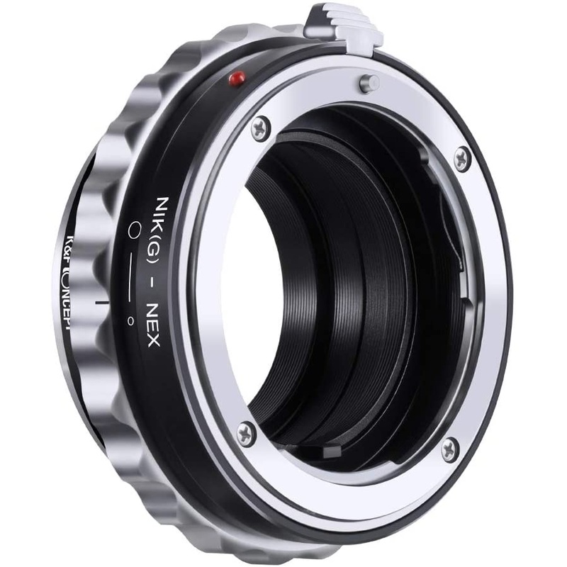 K&F Concept NIK(G)-NEX High Precision Lens Adapter Mount for Nikon F and G Mount Lens to Sony E-Mount Body Mirrorless Camera