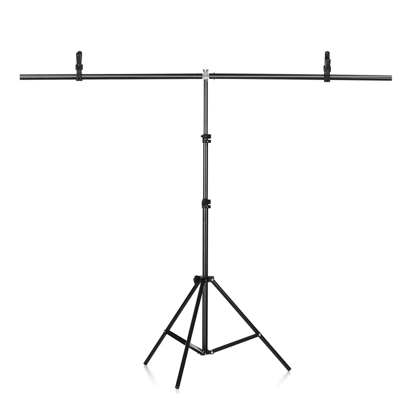 PXEL LS-BD26X20T 8.5 X 6.5Feet T-Shaped Backdrop Stand for Photography, Studio Video Shoots