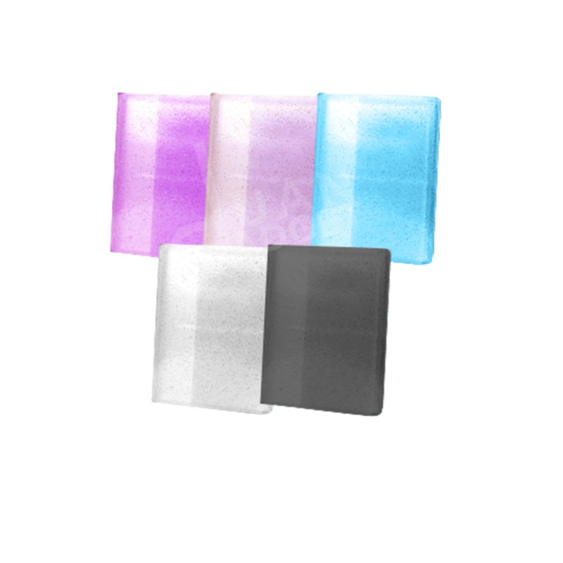 Pikxi Clear Transparent Glitter Photo Album 3 inch 64 Pockets Photos for Fujifilm Instax Mini Instant Camera |