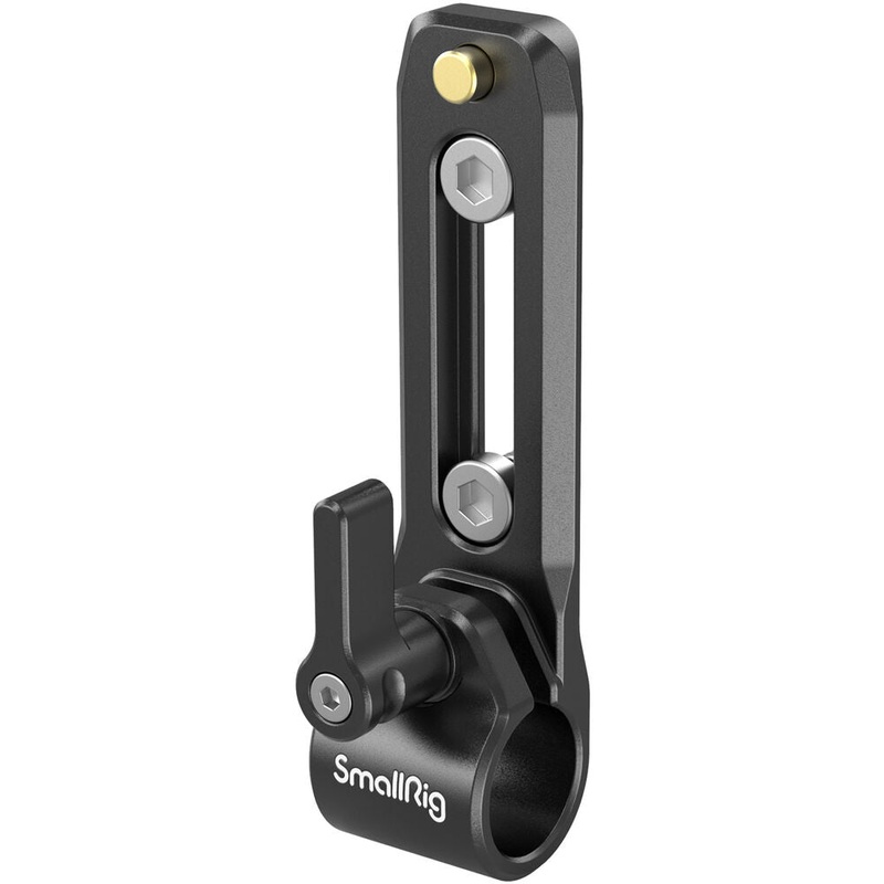 SmallRig 15mm Single Aluminum Rod Clamp with Integrated NATO Rail | Model – 3011
