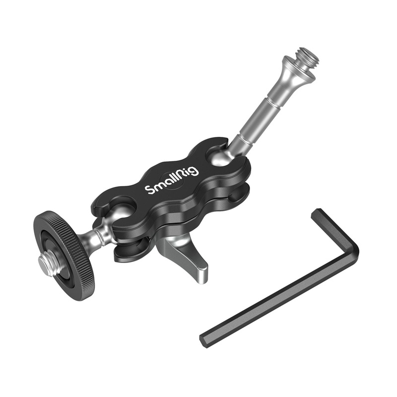 SmallRig Mini Magic Arm with Aluminum and Stainless Universal Dual Ball Heads 1/4-20 Screws 3238