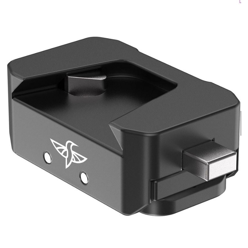 UURig by Ulanzi Hummingbird R080 Aluminum Alloy Quick Release Base for Action Camera, Smartphones and Mirrorless Cameras