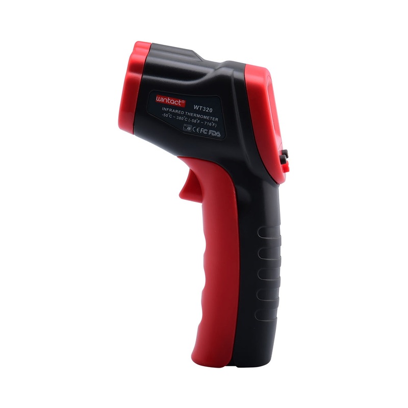Wintact By Benetech WT320 Non-Contact Infrared Thermometer Digital Thermal Scanner (-50C – 380C) with Triple-A (AAA) Battery Included for Hot Hazardous Objects, Body & Forehead Temperature Check