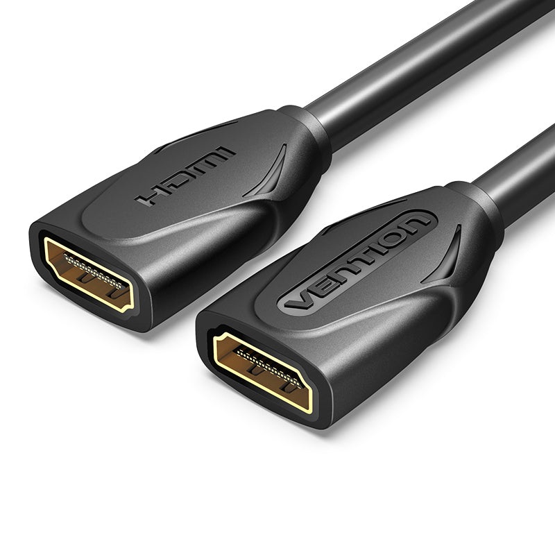 [CLEARANCE] Vention HDMI Extension Cable 4K/60Hz (Female to Female) 0.5 Meters Cord with Gold Plated Interface Anti-Oxidation (AAX)