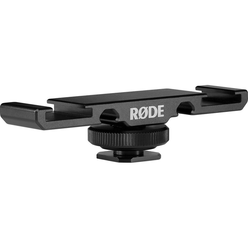 Rode DCS-1 Aluminum Lightweight Dual Cold Shoe Mount for Cameras and Monopods