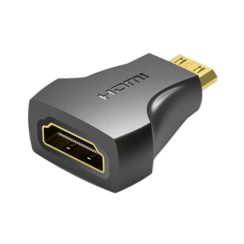 Vention Mini HDMI Male to HDMI Female Adapter 4K 30Hz Gold-plated Rust Resistant (AISBO)