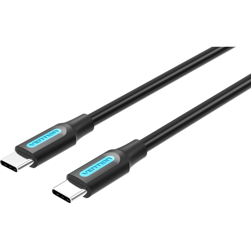 Vention USB 2.0 C Male to Male Cable PVC (COS) Black 480Mbps (Available in Different Lengths)
