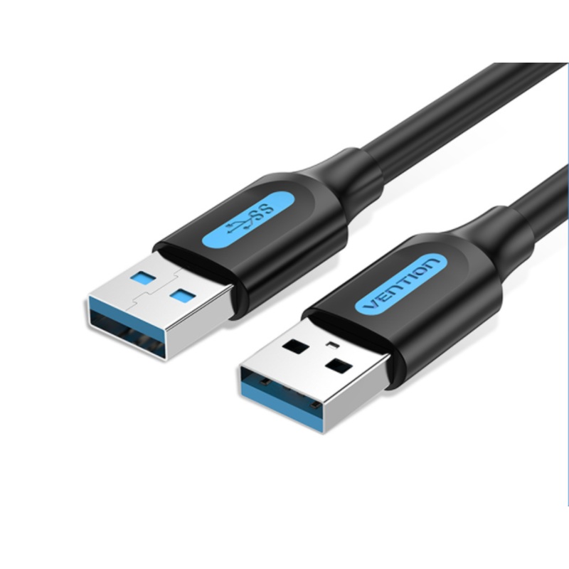 Vention USB 3.0 A Male to A Male Nickel Plated (CON) 5Gbps USB Cable for Hard Drive, Laptops, TV Box and Other Male to Male Devices (Available in Different Lengths)