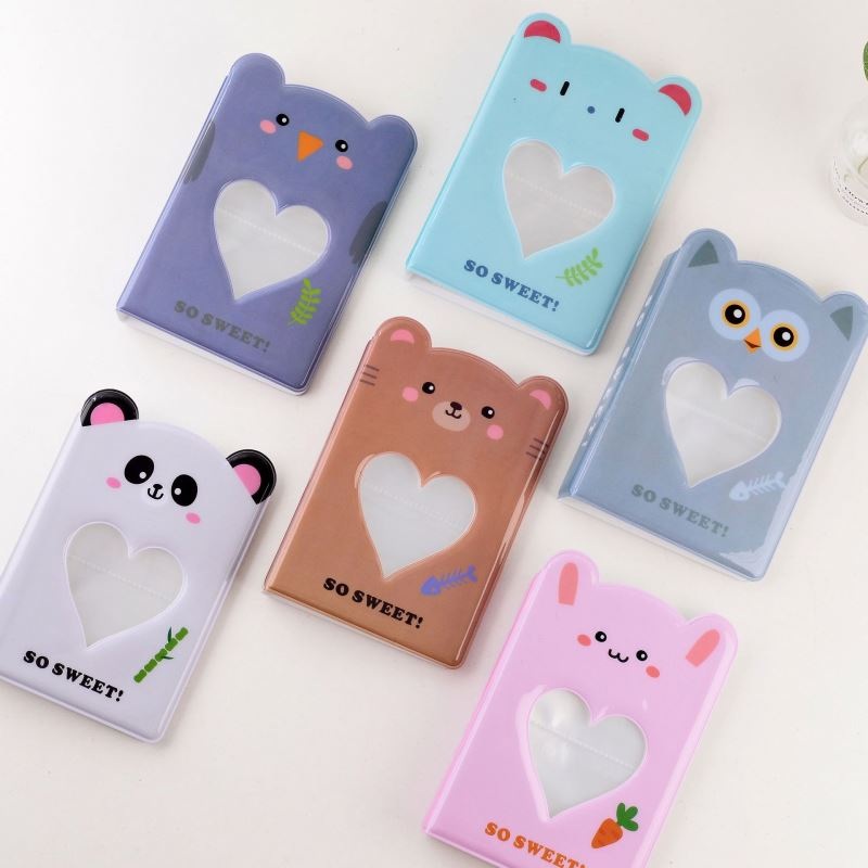 [CLEARANCE] Pikxi Cute Animal Photo Album  64 Pockets 3 Inches Pictures Holder Book For Instax Mini Camera
