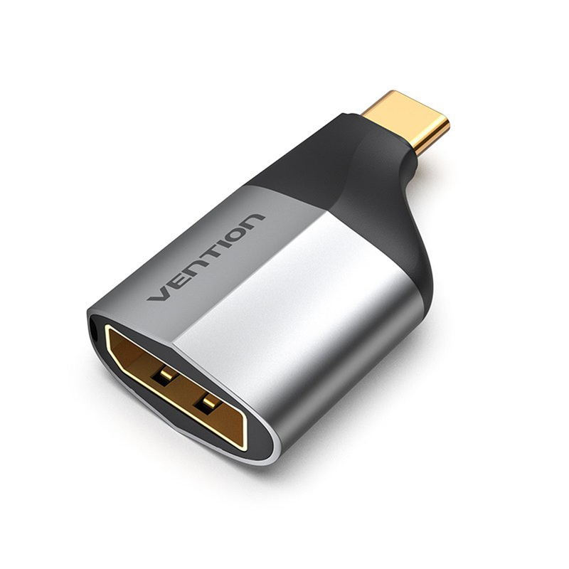 [CLEARANCE] Vention USB Type C to DP Port Adapter 4k 60Hz Gold-plated DisplayPort Converter for Phone Laptop Monitor TV (TCCH0)