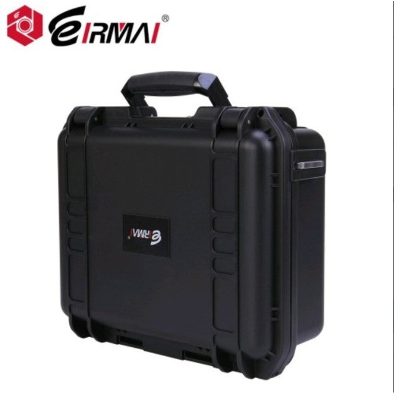 Eirmai R100 Shockproof Waterproof Camera Suitcase Storage Box Hard Case with Customized Foam and Safety Buckles (Small)