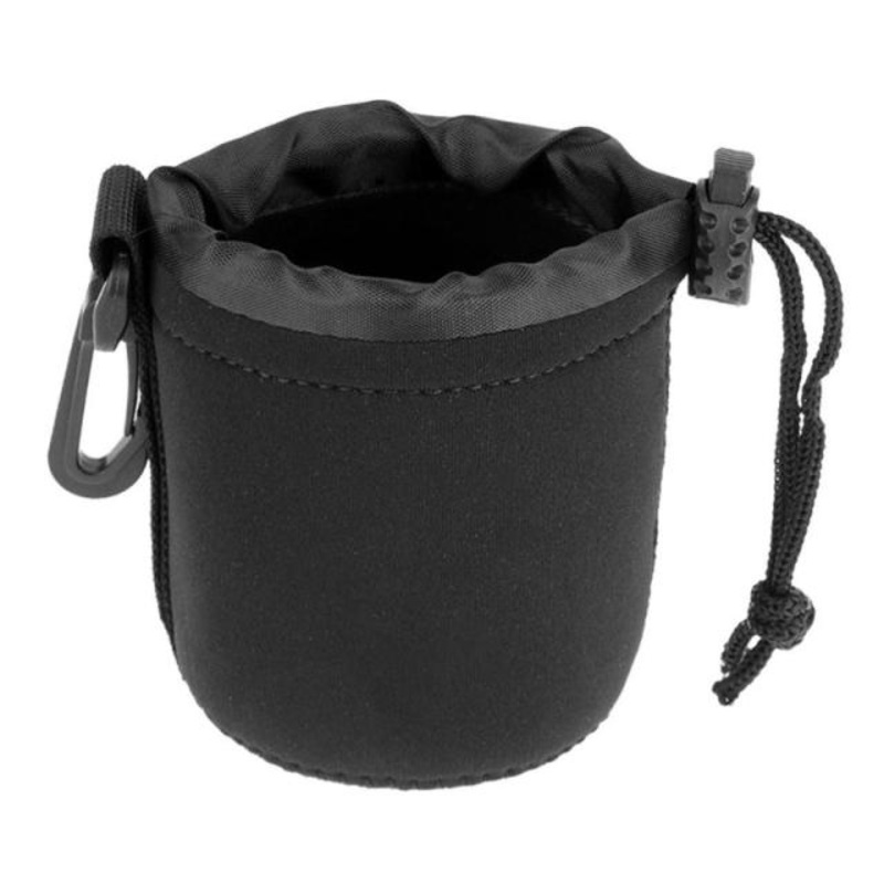 Pxel Neoprene Waterproof Soft Camera Lens Pouch Storage Bag Black