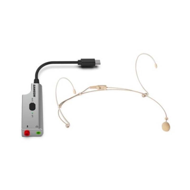 [CLEARANCE] Samson ESADEU1 Plug and Play Headset Microphone with USB-C Interface Perfect for Virtual Meetings, Online Classes and Podcasts