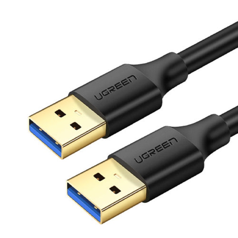 [CLEARANCE] UGREEN USB 3.0 Male to Male Gold Plated 1-Meter Data Cable with 5Gbps Transfer Speed for PC, Laptops, Monitors | 10370
