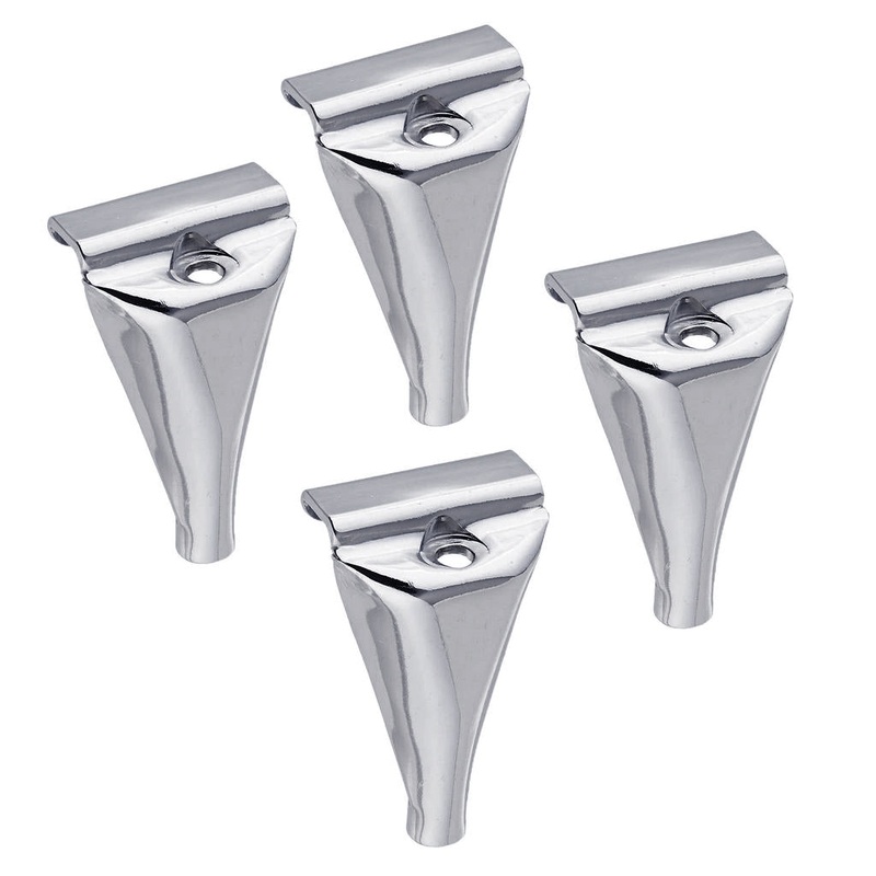 Gibraltar SC-CH Bass Drum Claw Hook (4 Pack) Chrome Plated for Drum Hoops Universal Mount