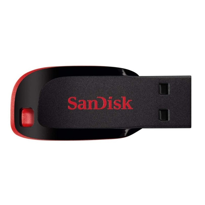 Sandisk Cruzer Blade USB 2.0 Flash Drive with Sandisk Secure Access Sofware for PC and Mac (128GB) SDCZ50-0128G-B35