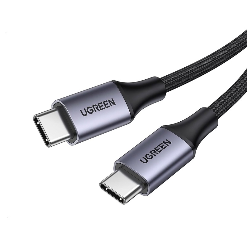 [CLEARANCE] UGREEN 60W PD 3A USB Type C Male to Type C Male Quick Charge Cable with 480Mbps Data Transfer Speed, Type-C Computers to Smartphones Data Syncing (0.5M) | 50149