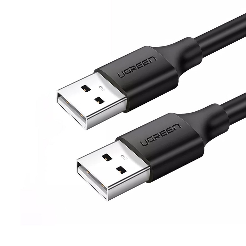 [CLEARANCE] UGREEN USB 2.0 A Male Nickel-Plated 2-Meters Data Charger Cable with 480Mbps Transfer Speed | 10311