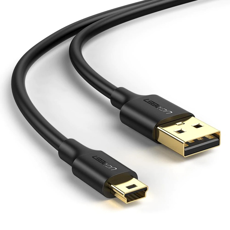 [CLEARANCE] UGREEN USB 2.0 A Male to 5-Pin Mini USB 1.5-Meters Gold-Plated Data Cable with 480Mbps Transfer Rate for PC, Laptops, Smartphones (10385)