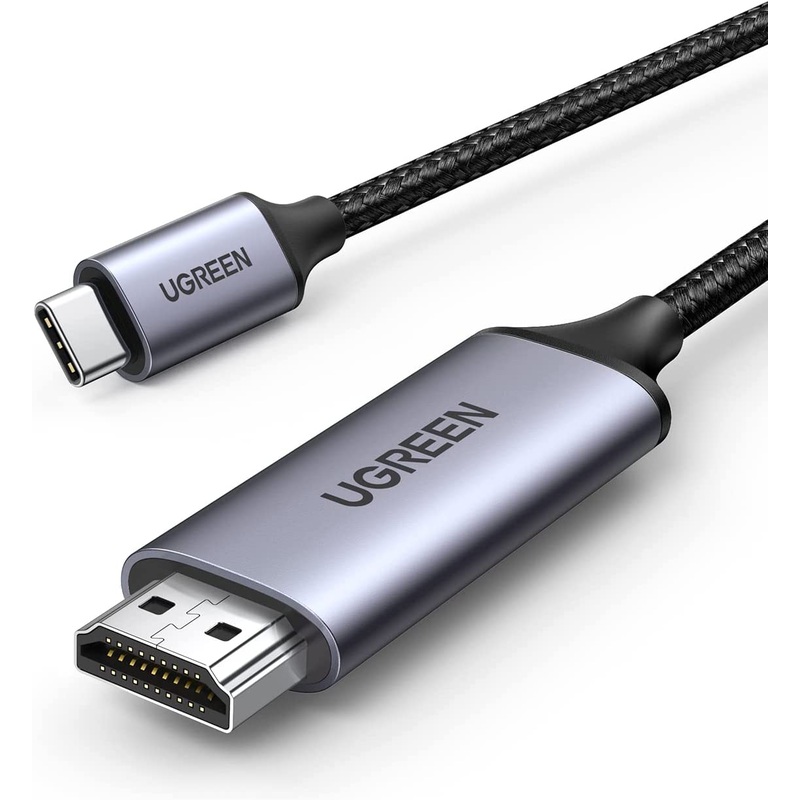 [CLEARANCE] UGREEN USB Type-C 3.2 Gen1 to HDMI 2.0 4K 60Hz UHD Cable with Thunderbolt 3 Support for Phone Tablet Laptop and Monitors (1.5M) | 50570