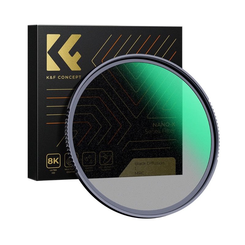 K&F Concept Black Mist 1 Density Nano-X Series 67mm Black Diffusion Lens Filter with Special Effects and Ultra Clear Multi-layer Coating