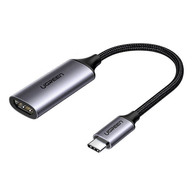 UGREEN USB Type-C Male to HDMI 2.0 Female 4K 60Hz Adapter Cable Aluminum Alloy Converter for Laptop, TV, Monitor, Tablet, Smartphone (10cm) | 70444