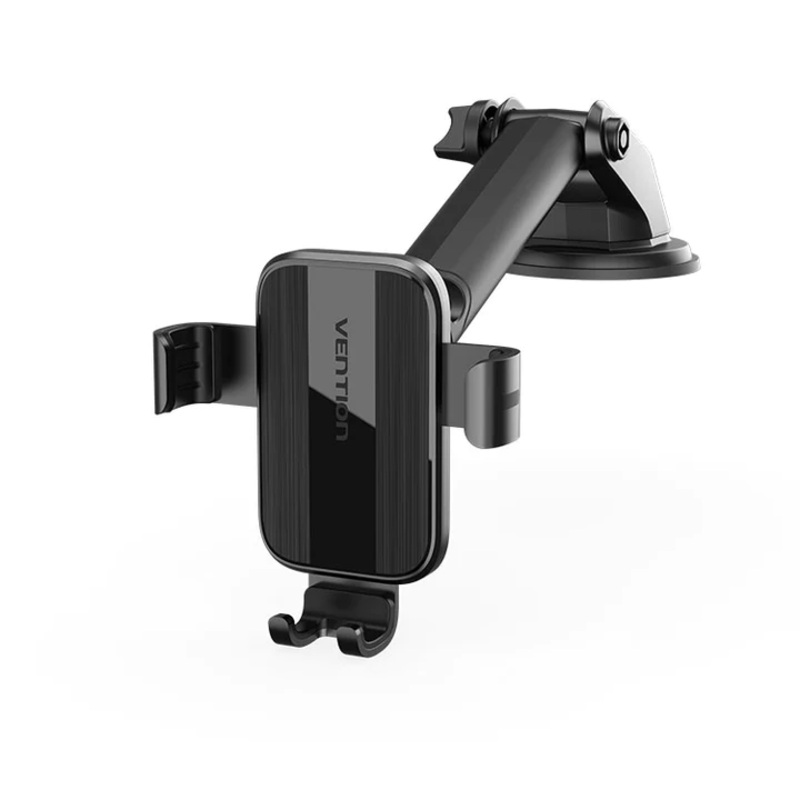 [CLEARANCE] Vention Car Phone Mount Auto-Clamping for Dashboard Console with Suction Cup Square Type | KCOB0