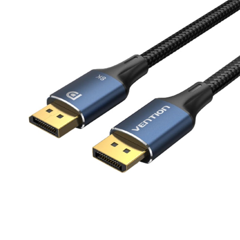 [CLEARANCE] Vention DisplayPort Male to Male Cable 8K 32.4Gbps 8K@60Hz Ultra High Speed for Laptop, Television, Computer, Monitor (5M) | HCEL