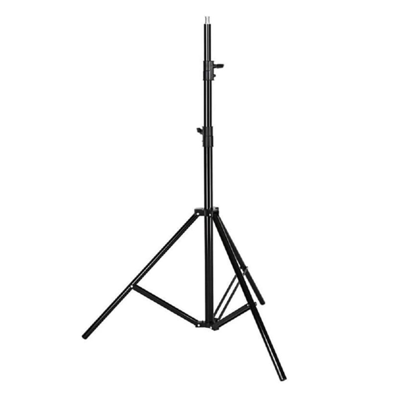 Godox 303 3-Section Aluminum 260CM Studio Light Stand with Spring Load Locking T-Knobs and Universal Spigot for Lighting Equipment