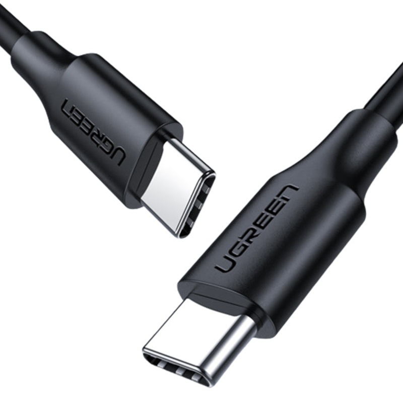 UGREEN USB-C 2.0 to Type C Cable 3A Fast Charging 480Mbps Data Transfer for Smartphone, Tablet, Laptop, (Black) (1M) | 50997