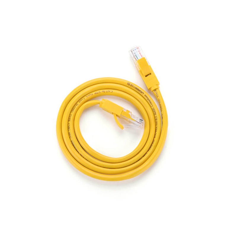 [CLEARANCE] UGREEN CAT5e UTP LAN Ethernet Cable Patch Cord 10/100 Mbps (Yellow) (10M) | 30642