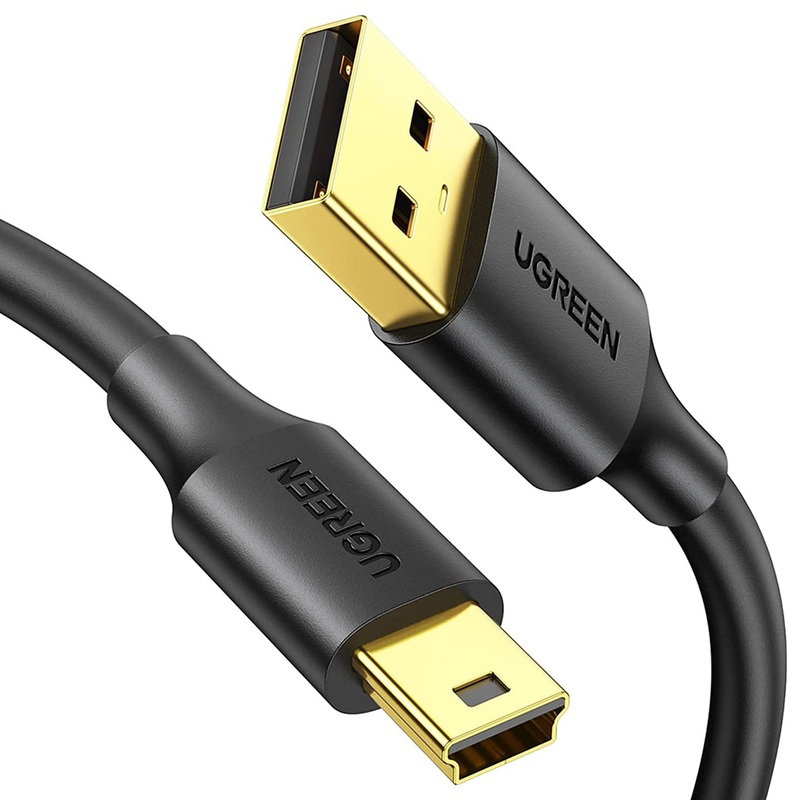 [CLEARANCE] UGREEN USB 2.0 A Male to Mini 5 Pin Male Cable 2m (Black)