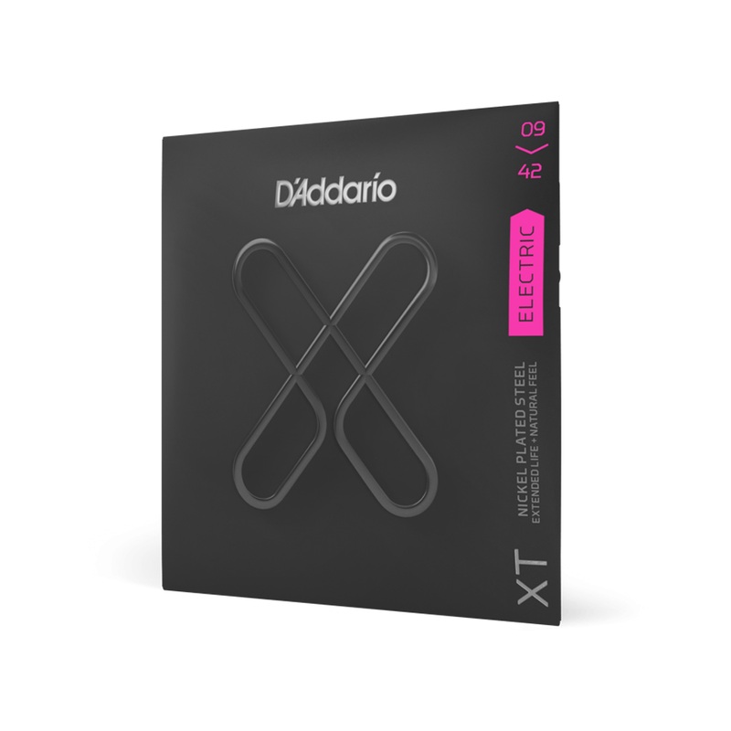 D’Addario XT Super Light Coated Electric Guitar Strings Set with Nickel Steel Core for Bright and Natural Tones (.009-.042) | XTE0942