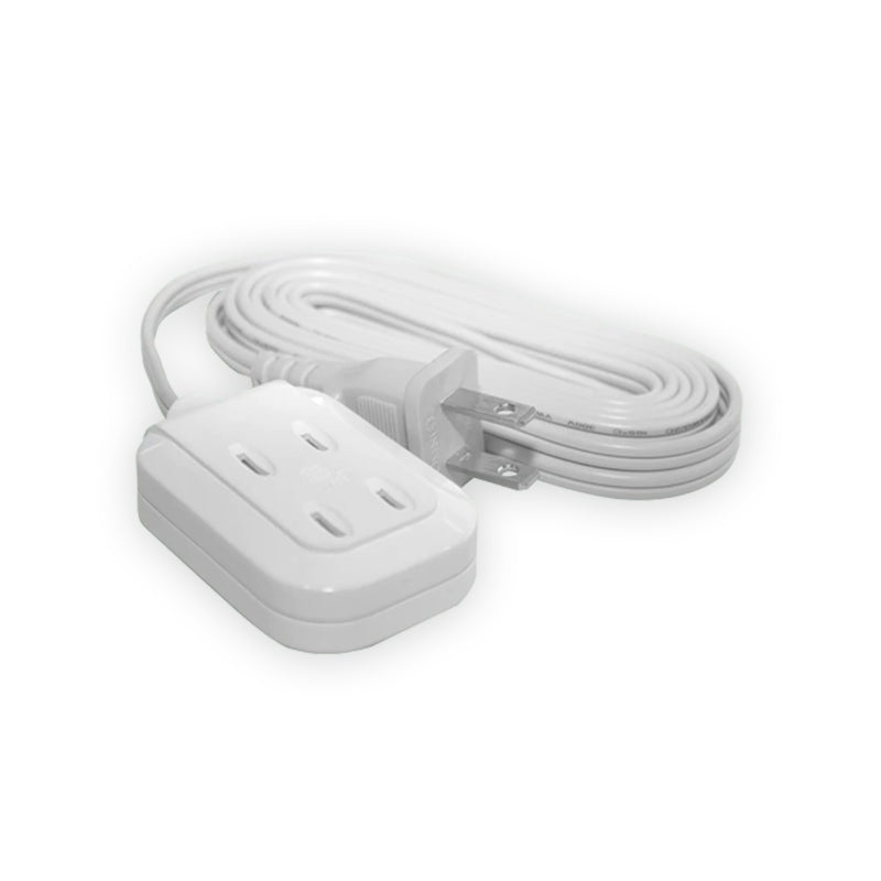 OMNI 1000W 6A 220V 3-Gang 3 Meters Dual Portable Extension Cord Cable for Electronics and Appliance (3M) | WDP-303-PK