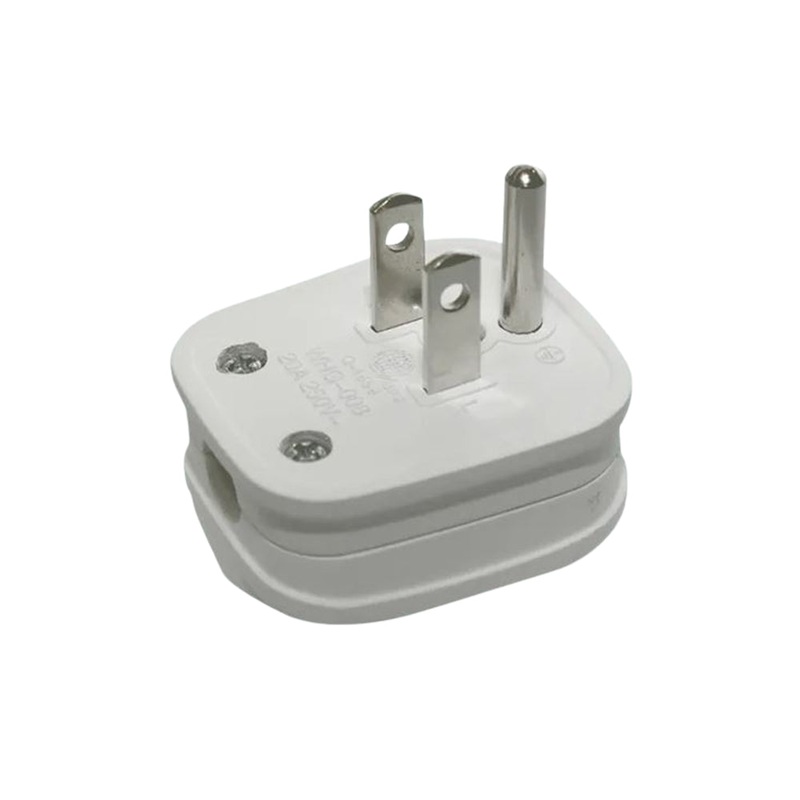 OMNI WHG-008 Heavy Duty Ground Plug 20A 250V Outlet Adapter for Home Appliances & Electronics